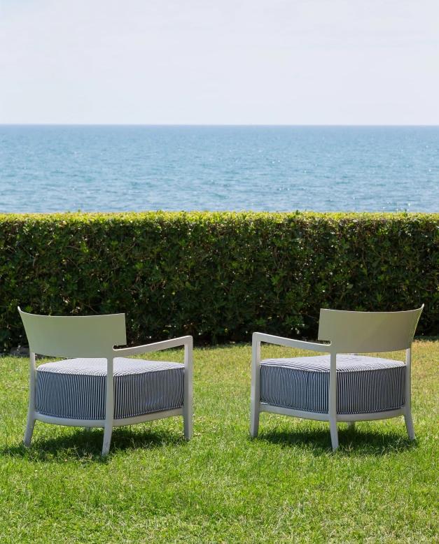 KARTELL outdoor armchair CARA OUTDOOR