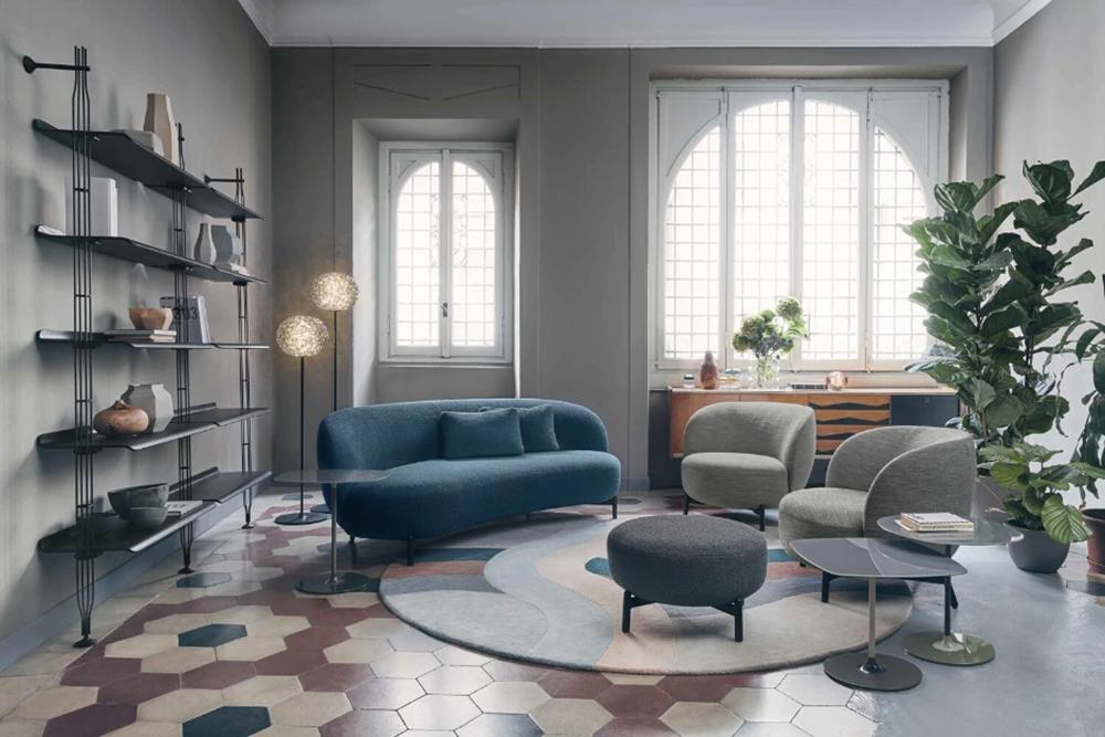 KARTELL armchair LUNAM fabric ORSETTO