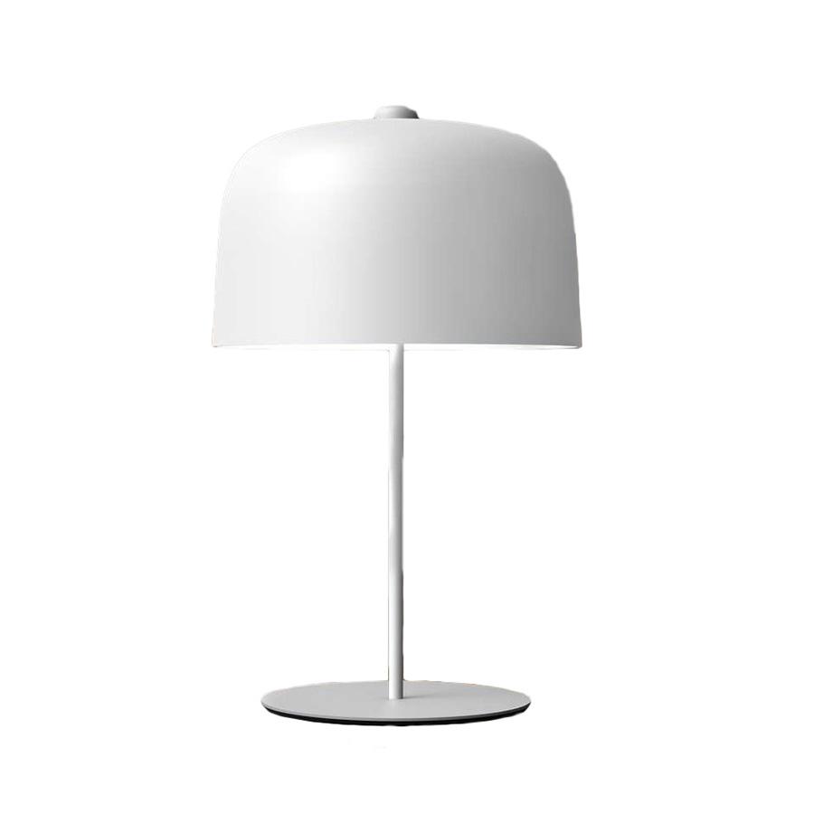 LUCEPLAN lampe de table ZILE LARGE (Blanc Opaque - Acier et PLA)