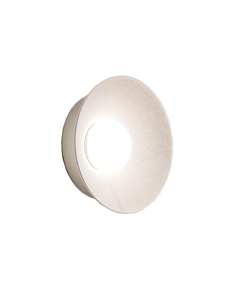 CONTARDI lampe murale ou lampe au plafonde ASIA SMALL dimmer à coupure de phase (Satin nickel doré e
