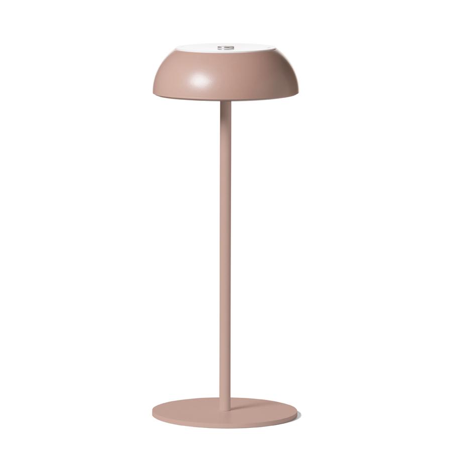 AXO LIGHT lampe de table pour l'extérieur FLOAT (Poudre mauve / Blanc - acier et Aluminium)
