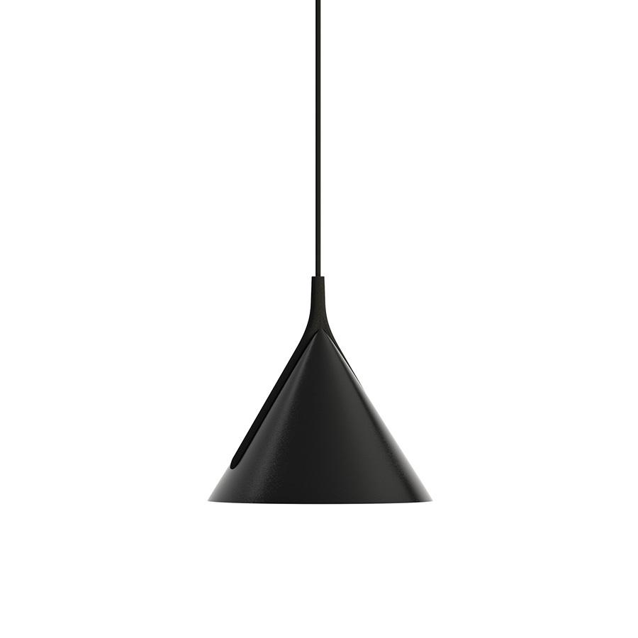 AXO LIGHT lampe à suspension JEWEL MONO BEAM 12° (3000K, noir / noir - Aluminium et nylon recyclé)