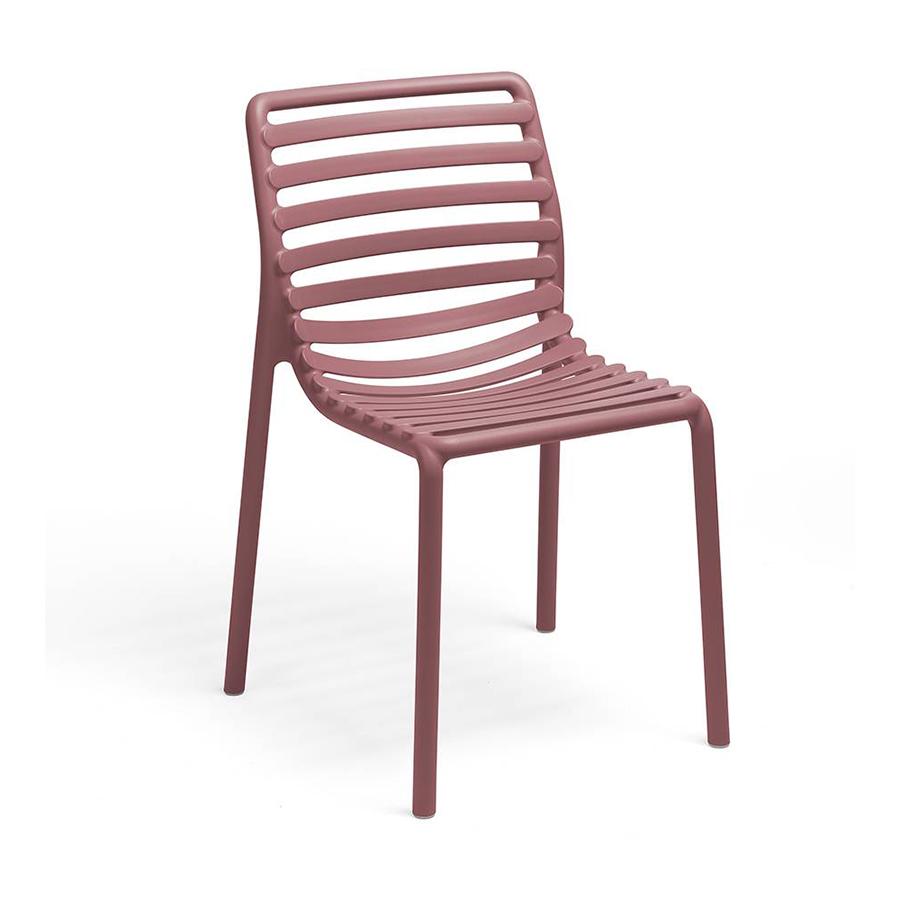 NARDI set de 2 chaises pour extérieur DOGA BISTROT (Marsala - Polypropylène PRV)