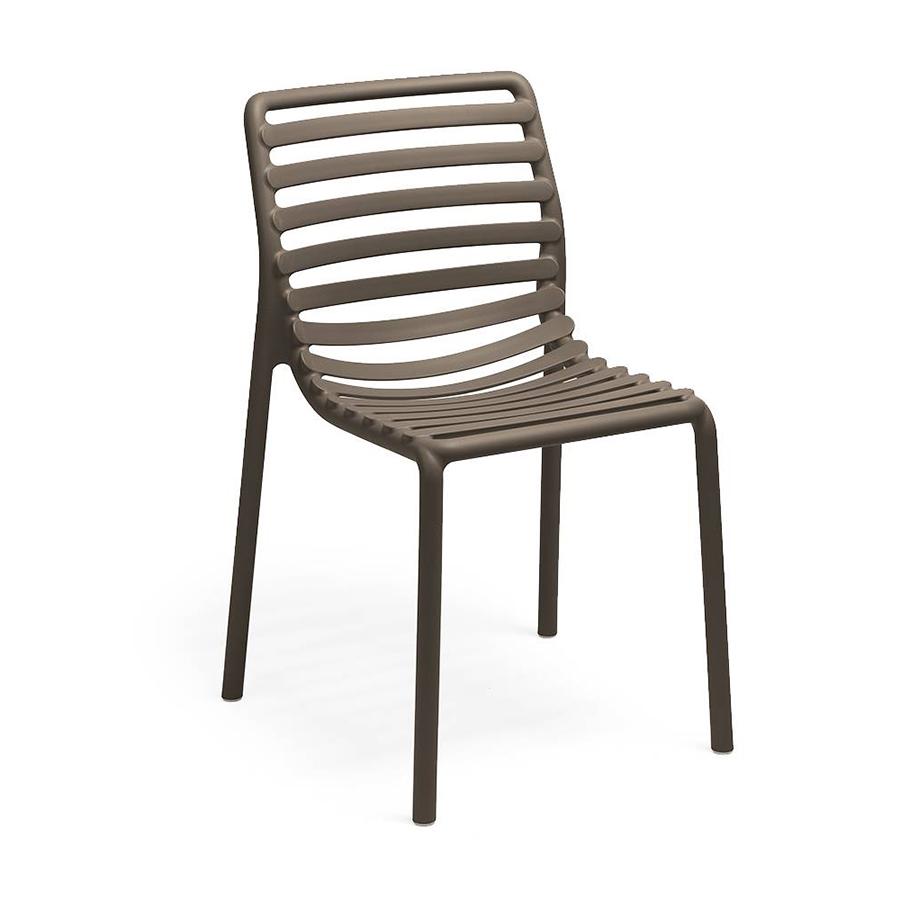 NARDI set de 2 chaises pour extérieur DOGA BISTROT (Tabac - Polypropylène PRV)