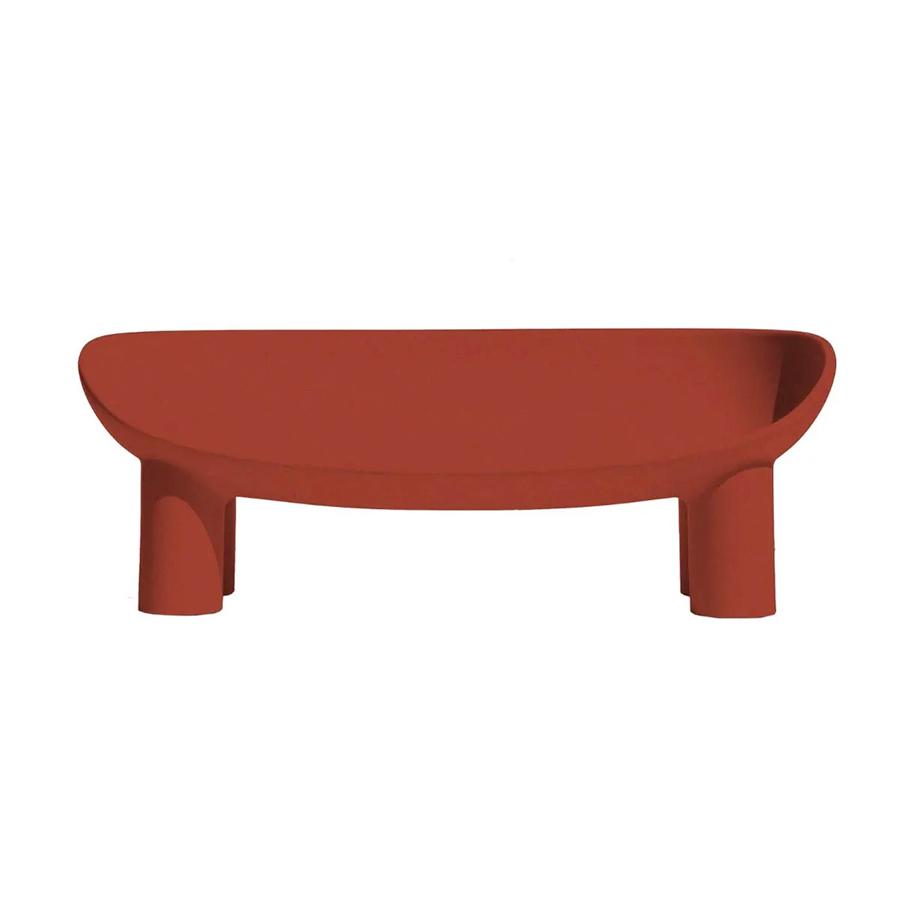 DRIADE canapé pour l'extérieur ROLY POLY (Rouge brique - Polyéthylène)