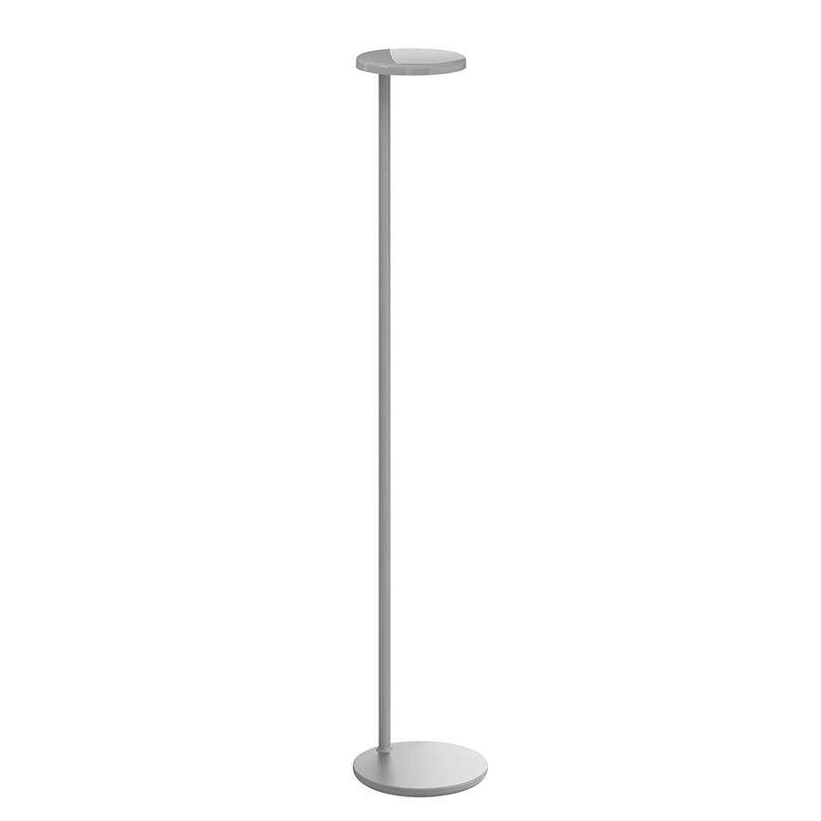 FLOS lampadaire OBLIQUE (3000K, gris poli - Aluminium et méthacrylate)
