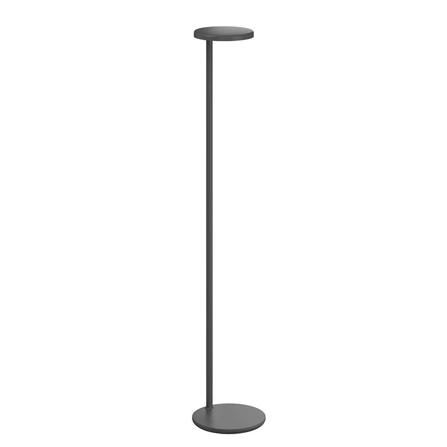 FLOS lampadaire OBLIQUE USB-C (3000K, anthracite opaque - Aluminium et méthacrylate)
