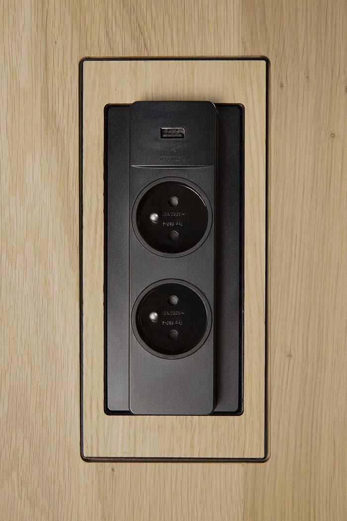 ETHNICRAFT table rectangulaire COWORKING BOK