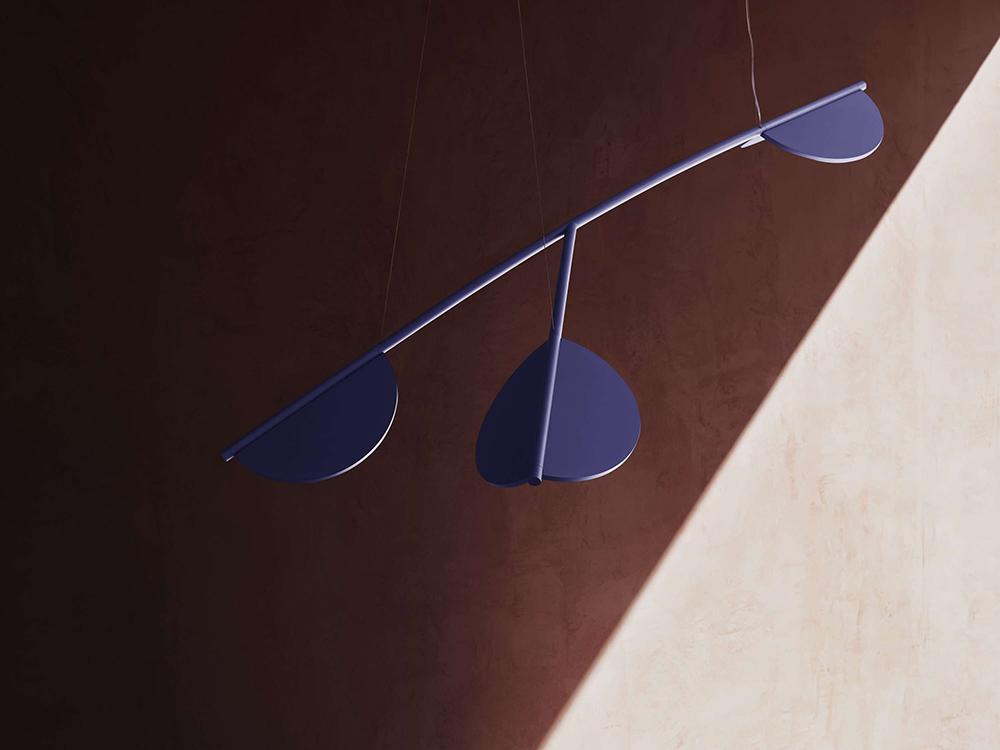 FLOS suspension lamp ALMENDRA S3 ORGANIC Y SHORT