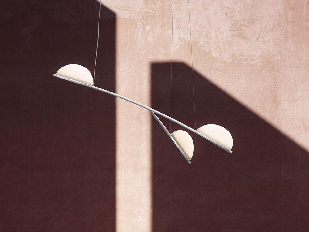 FLOS suspension lamp ALMENDRA S3 ORGANIC Y SHORT