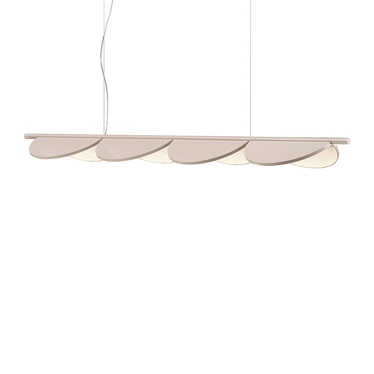 FLOS lampe à suspension ALMENDRA S4 (Nude - Aluminium)