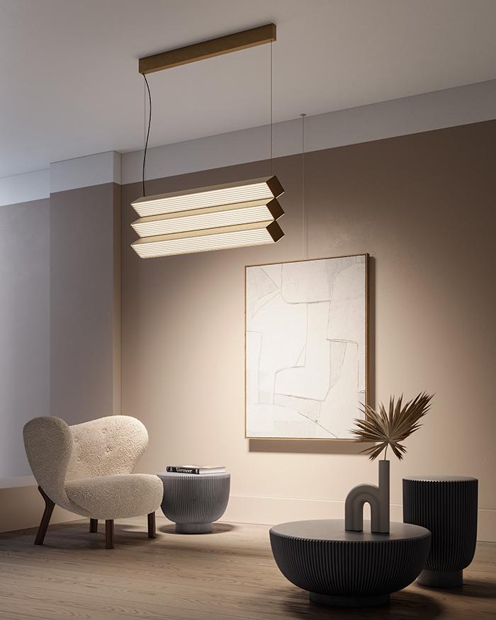CONTARDI suspension lamp STICK TRIO
