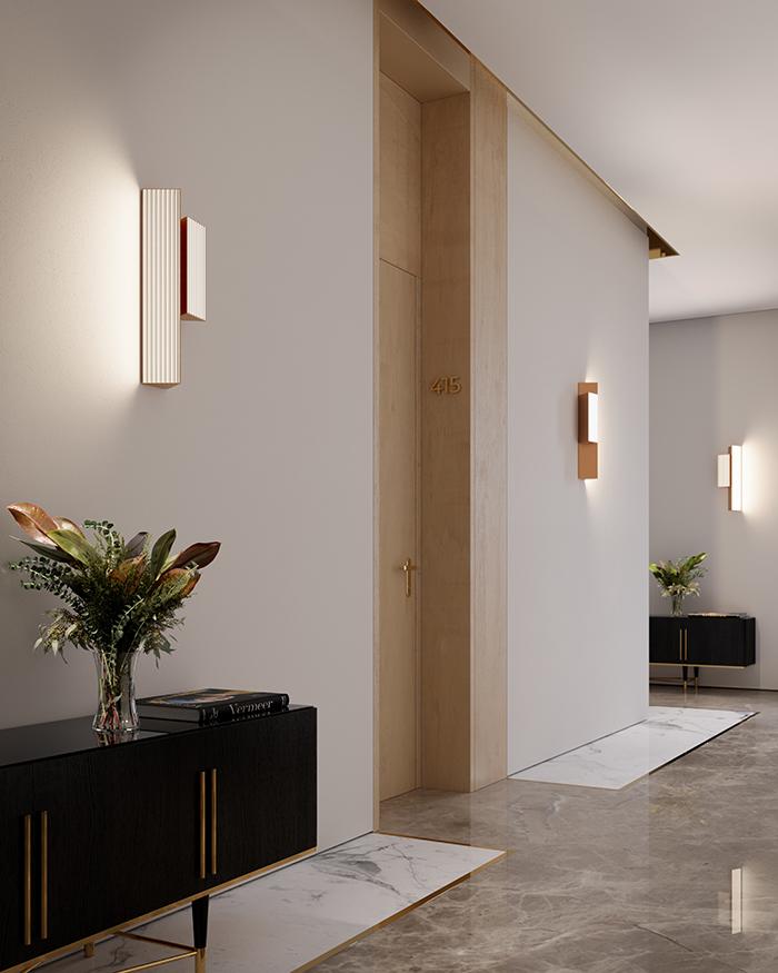 CONTARDI wall lamp STICK DOUBLE