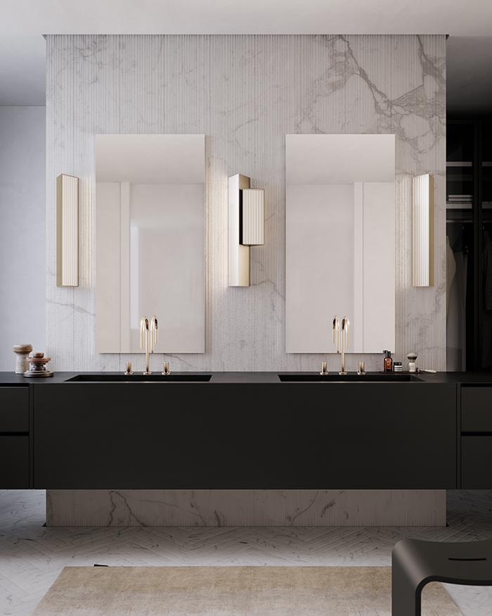 CONTARDI wall lamp STICK DOUBLE