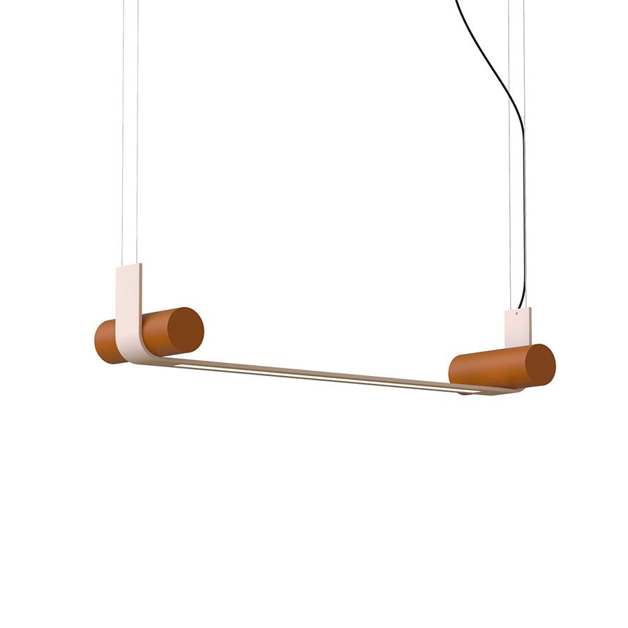 TOOY lampe à suspension NASTRO 563.21 (Beige / Terre cuite - Aluminium et métal)