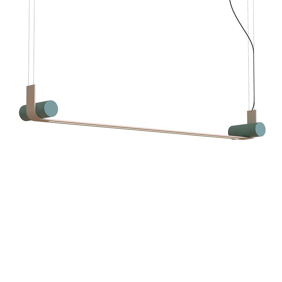 TOOY lampe à suspension NASTRO 563.22 (Coquille d'oeuf / Gris-vert - Aluminium et métal)