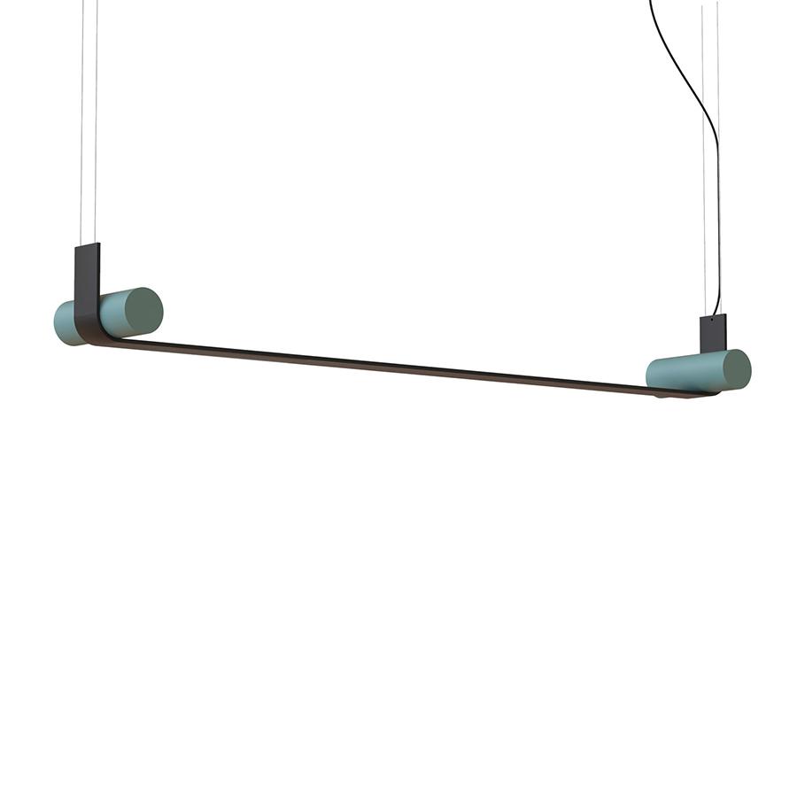 TOOY lampe à suspension NASTRO 563.26 (Noir / Gris-vert - Aluminium et métal)