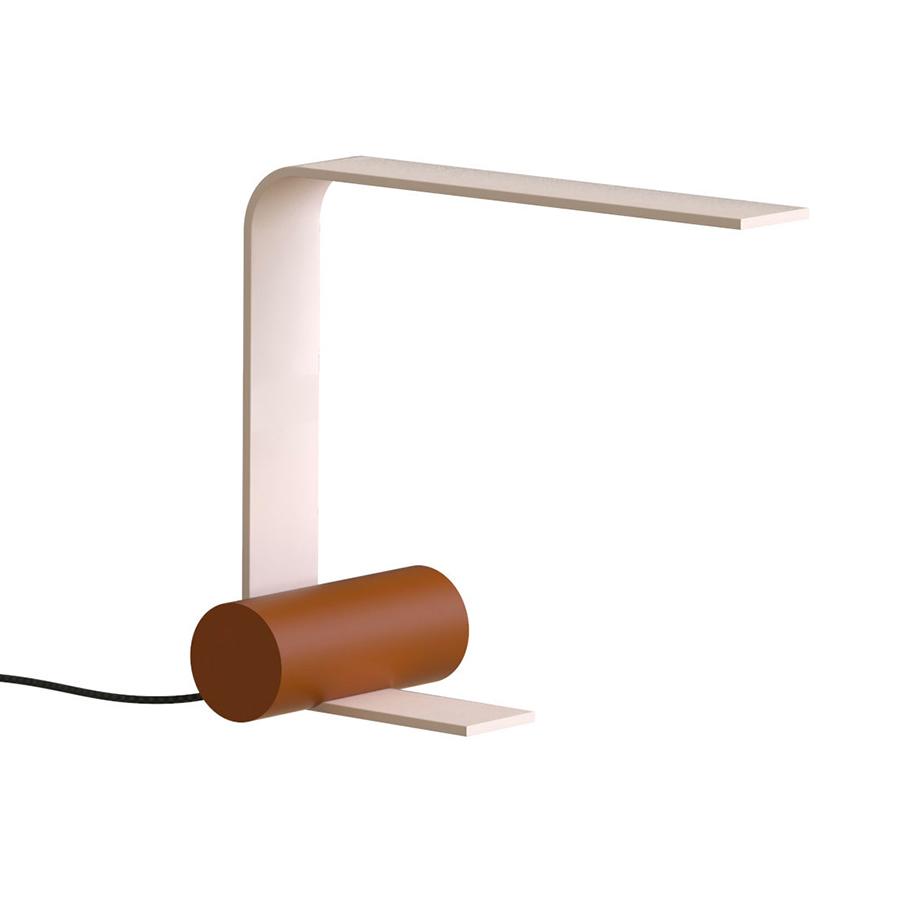 TOOY lampe de table NASTRO 563.31 (Beige / Terre cuite - Aluminium et métal)
