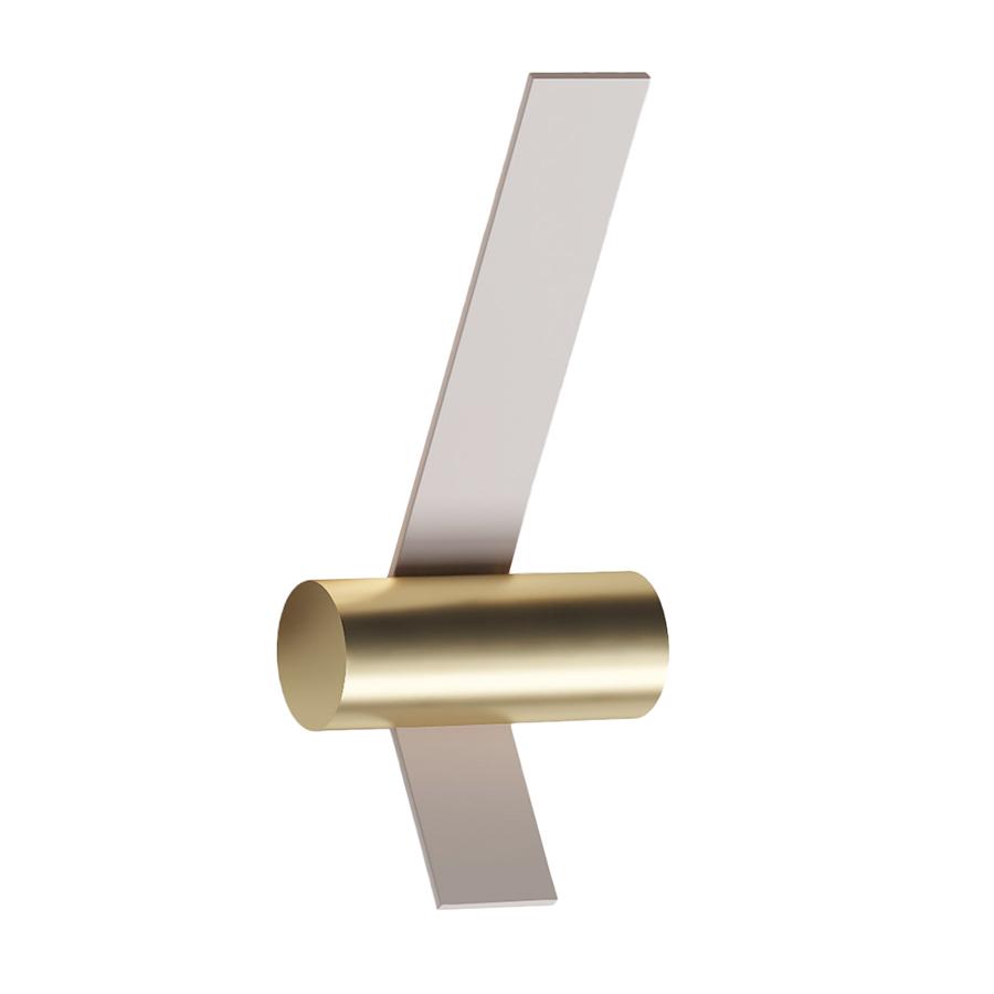 TOOY lampe murale applique NASTRO 563.41 (Coquille d'oeuf / Laiton brossé - Aluminium et métal)