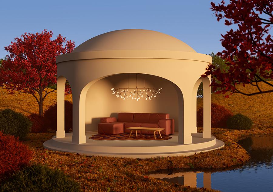 MOOOI suspension lamp HERACLEUM III LINEAR