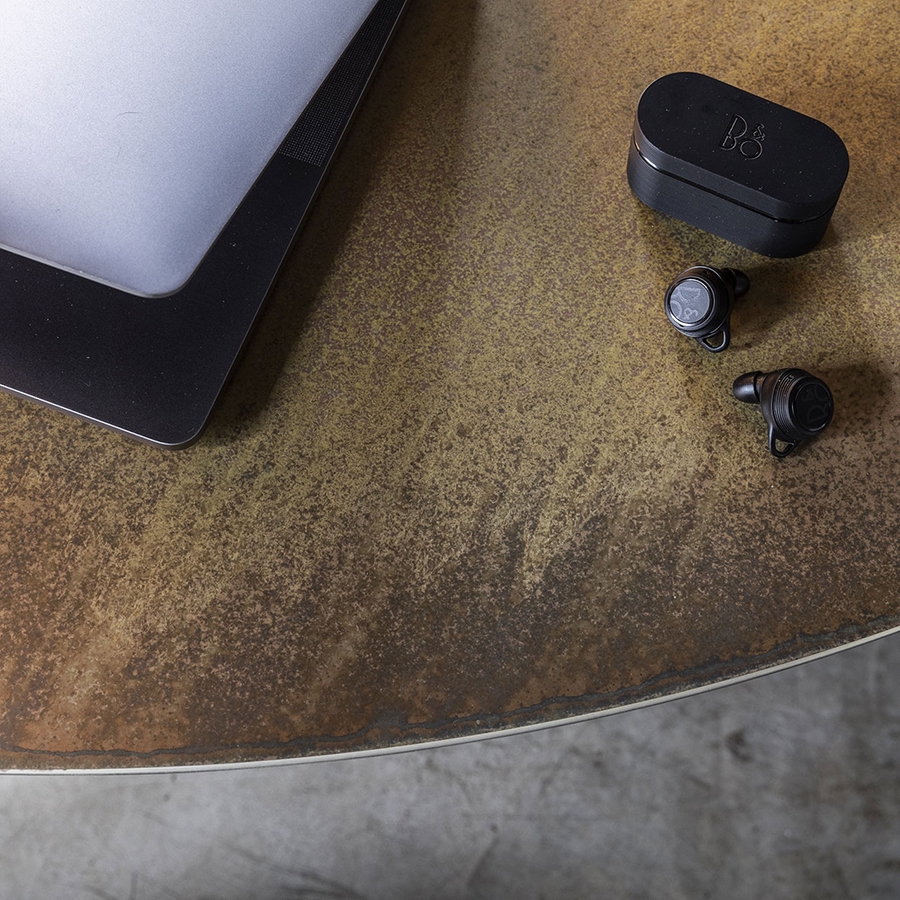 MOGG round wall mirror BRAME with shelf