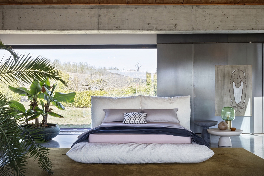 MOGG double bed ALBA with bed base 160x200 cm