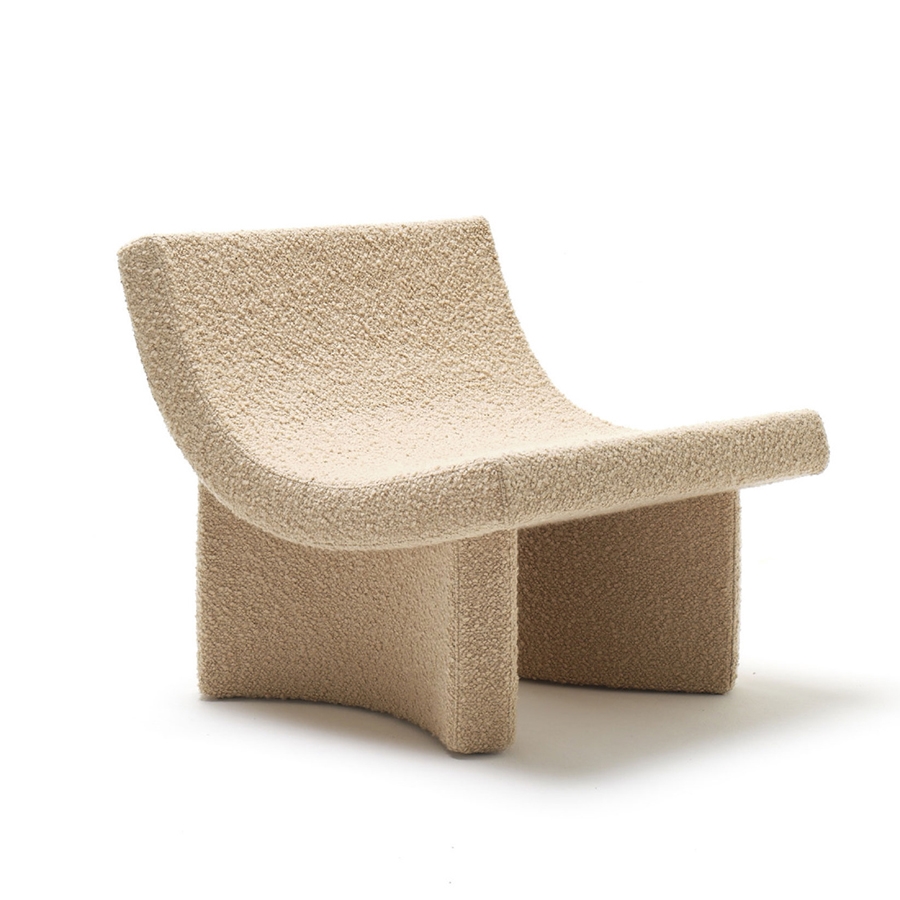 MOGG fauteuil TALK (Bouclette - Tissu mélangé)