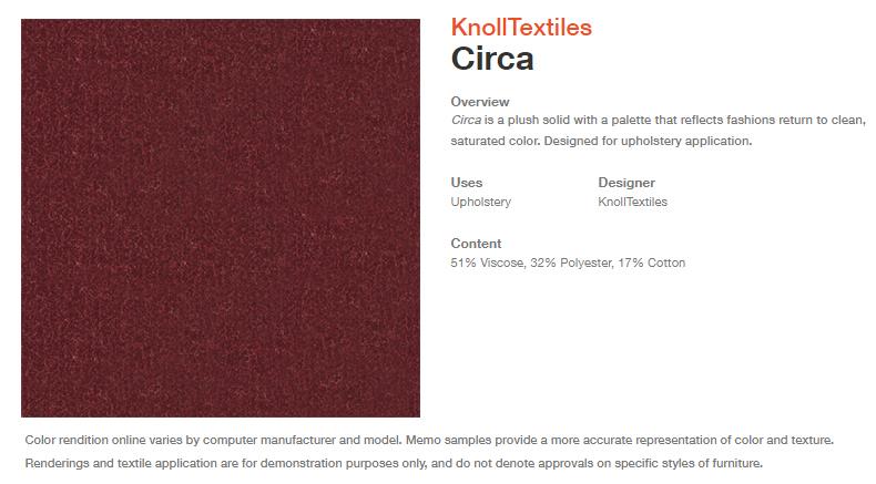 KNOLL swivel armchair fully upholstered TULIP