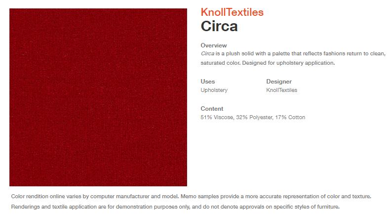 KNOLL swivel armchair fully upholstered TULIP