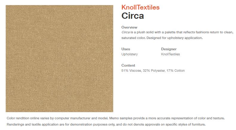 KNOLL swivel armchair with cushion TULIP