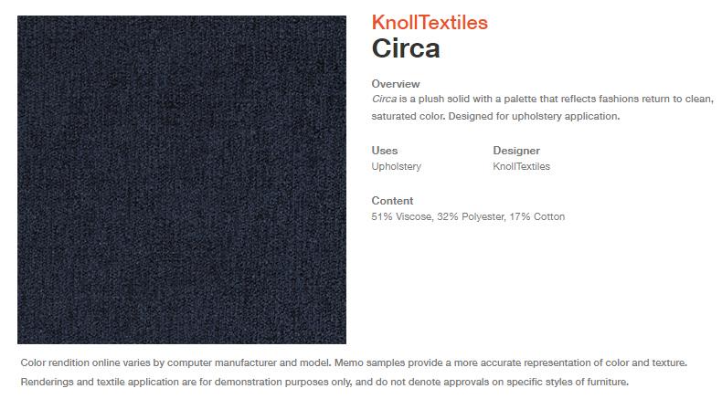 KNOLL swivel armchair with cushion TULIP