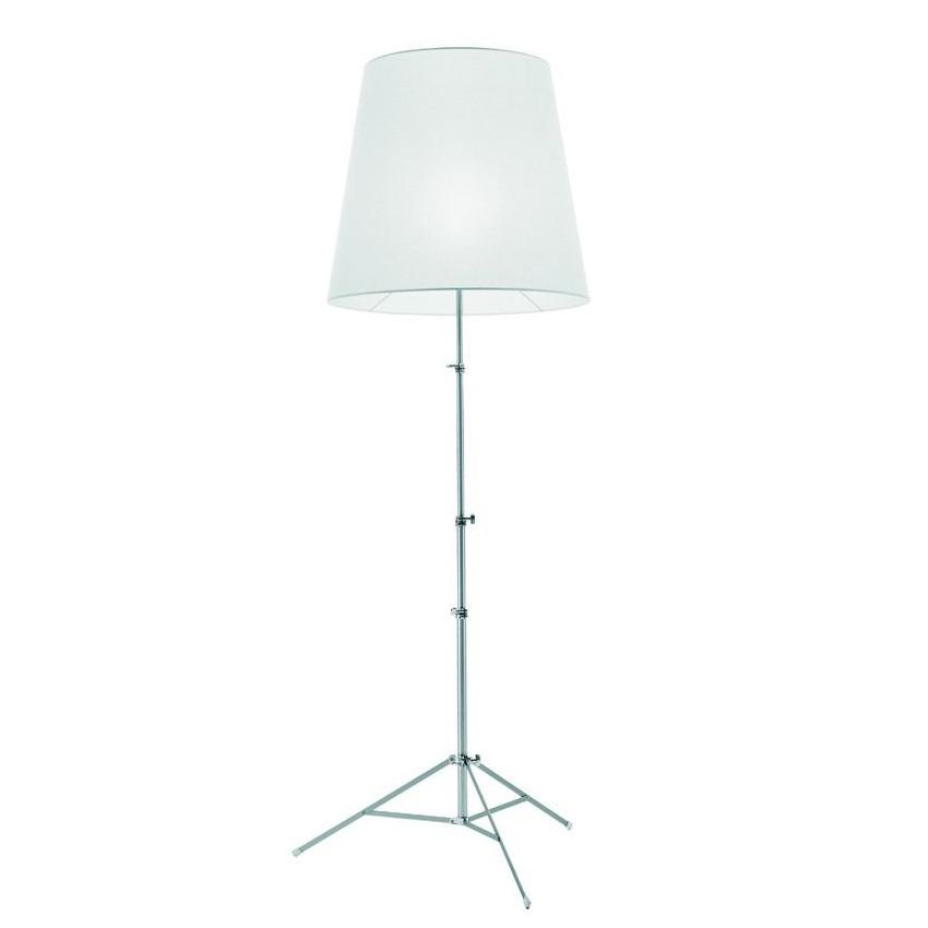 PALLUCCO lampadaire GILDA (Papier parchemin blanc - Aluminium naturel)