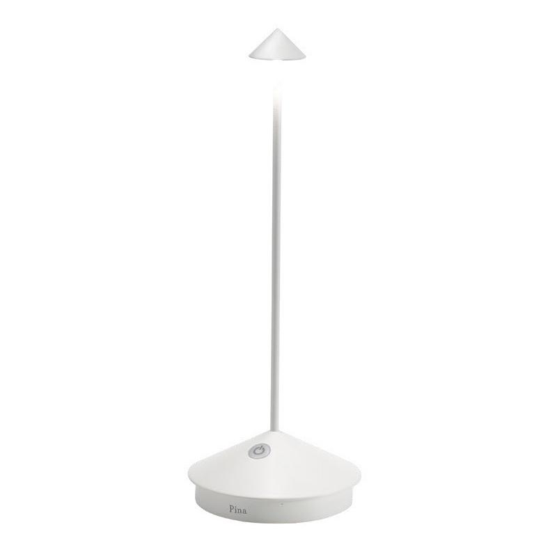 ZAFFERANO lampe de table pour l'extérieur PINA (Blanc - Aluminium peint et polycarbonate)