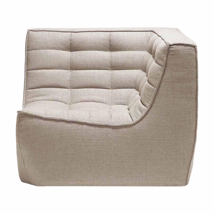 ETHNICRAFT square corner sofa N701 90°