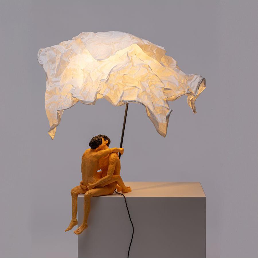 SELETTI table lamp LOVE IS A VERB