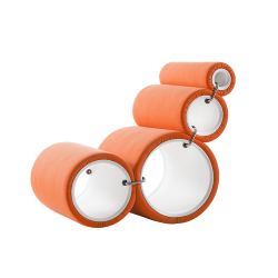 CAPPELLINI modular cylinder armchair TUBE CHAIR