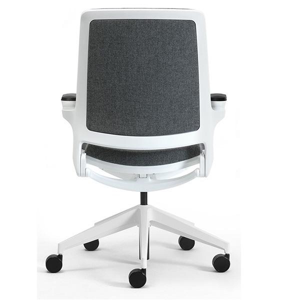 LEYFORM office chair with wheels ASTRA W with coated backrest