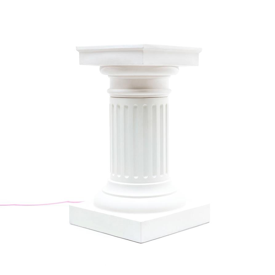SELETTI lampe de table LAS VEGAS (Blanc - Porcelaine et fibre de verre)