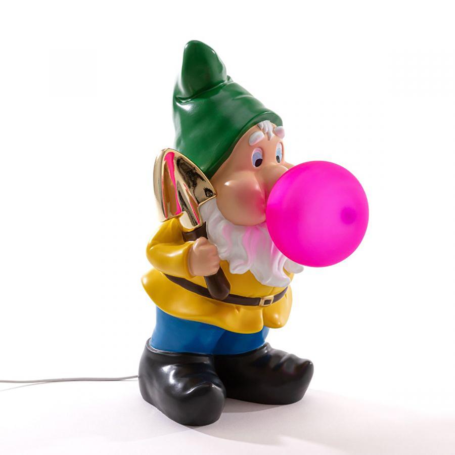 SELETTI lampada da tavolo GUMMY (Working - résine et verre)