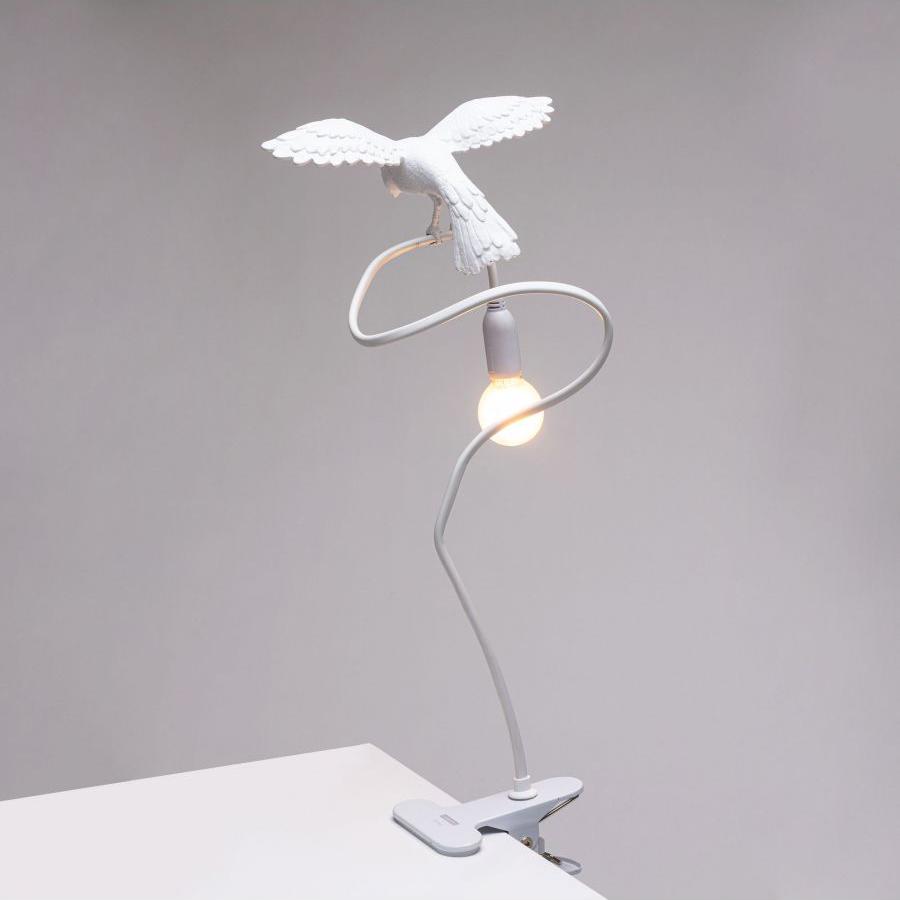 SELETTI table lamp SPARROW with clamp