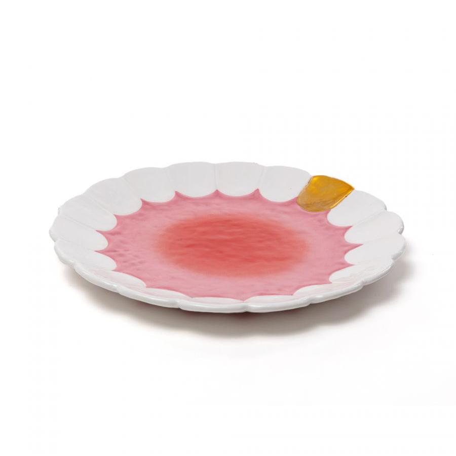 SELETTI plateau MOUTH FULL (Ø 35,5 cm - Céramique)