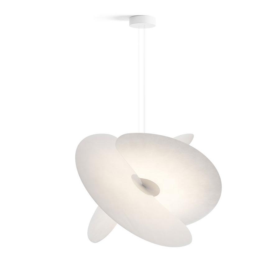 LUCEPLAN lampe à suspension LEVANTE (Ø 102 cm, dimmable push DALI - Aluminium et PET)