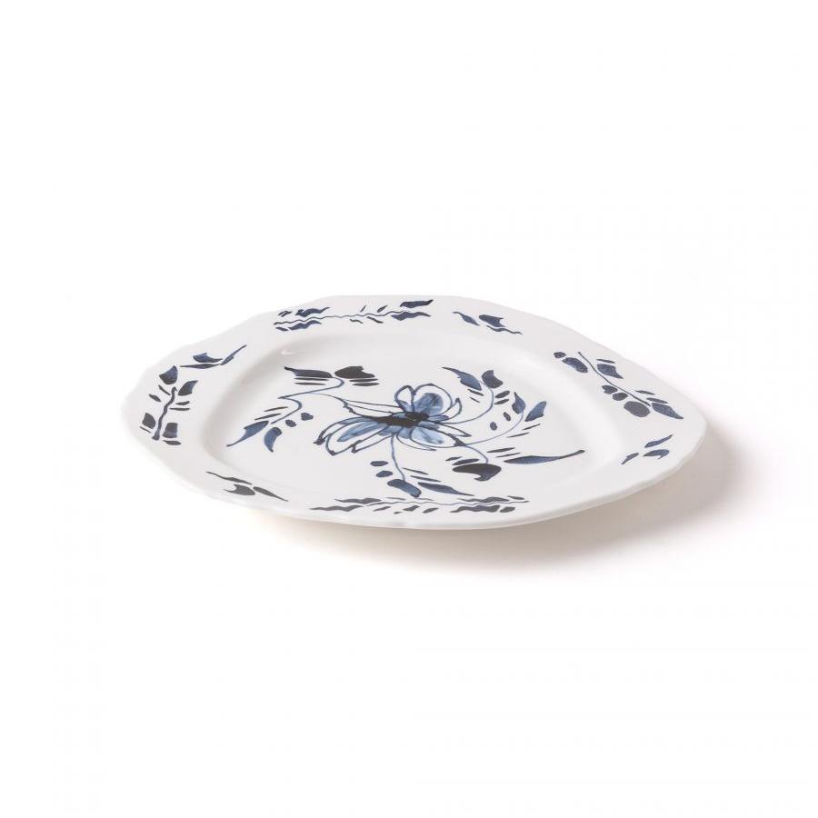 DIESEL LIVING WITH SELETTI set of 6 dinner plates CLASSIC ON ACID ENGLISH DELFT
