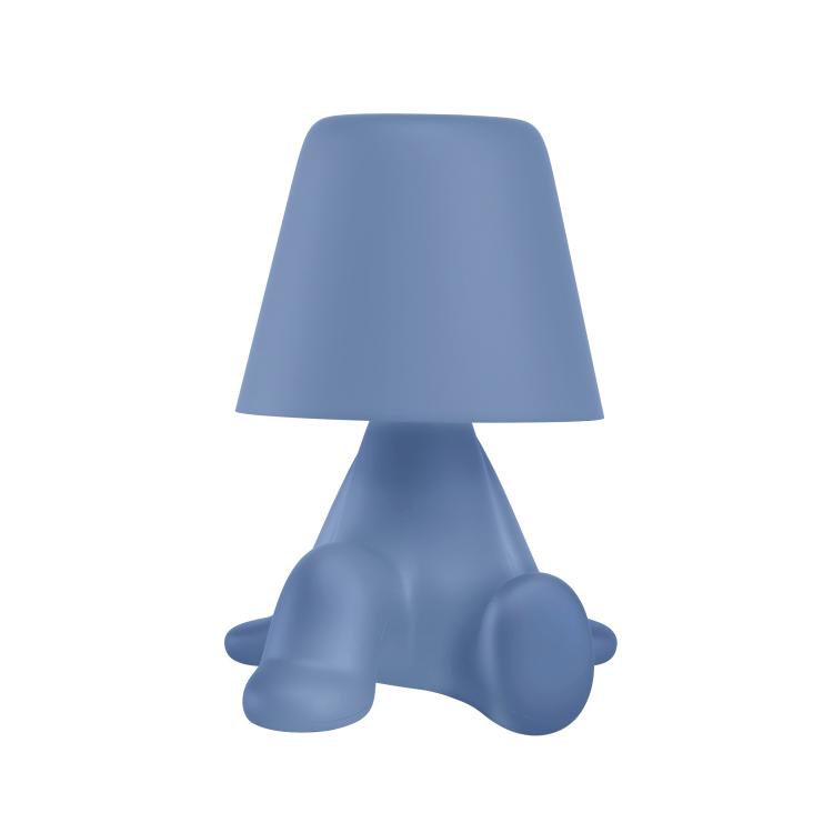QEEBOO lampe de table SWEET BROTHERS BOB (Bleu - Polycarbonate peint doux au toucher)