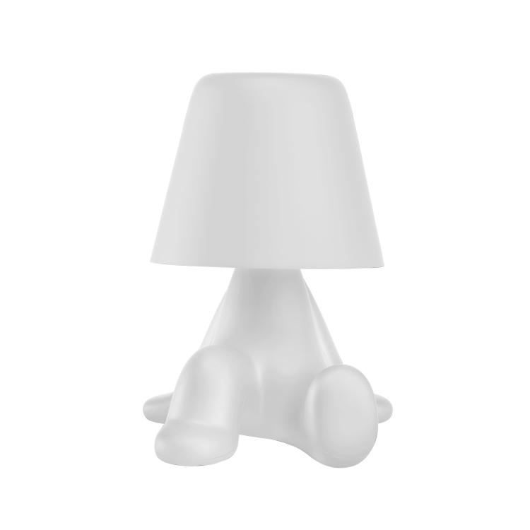 QEEBOO lampe de table SWEET BROTHERS BOB (Blanc - Polycarbonate peint doux au toucher)