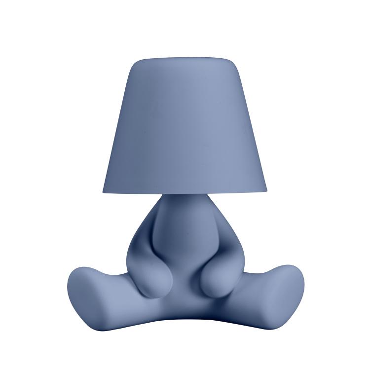 QEEBOO lampe de table SWEET BROTHERS JOE (Bleu - Polycarbonate peint doux au toucher)