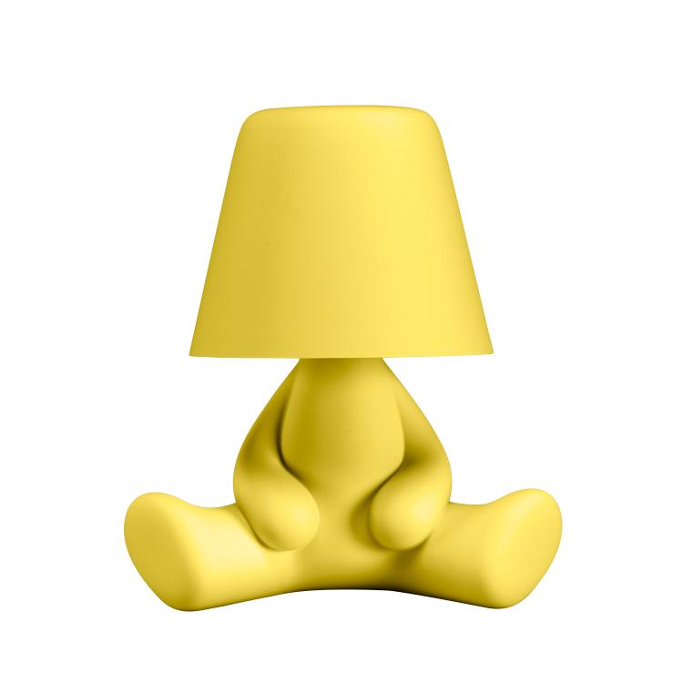 QEEBOO lampe de table SWEET BROTHERS JOE (Jaune - Polycarbonate peint doux au toucher)