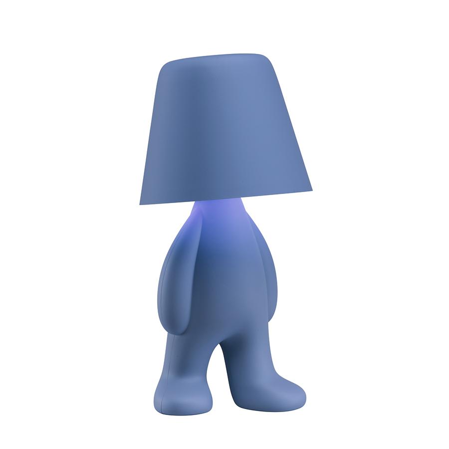 QEEBOO lampe de table SWEET BROTHERS TOM (Bleu - Polycarbonate peint doux au toucher)