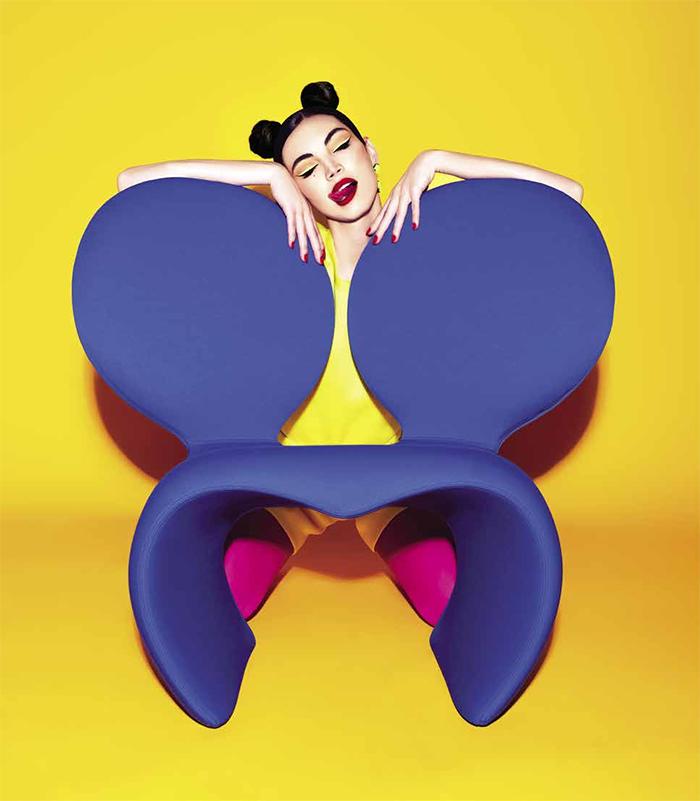 QEEBOO outdoor armchair DON'T F**K WITH THE MOUSE