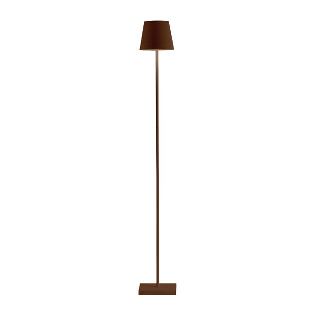ZAFFERANO lampe de table ou lampadaire pour l'extérieur POLDINA PRO L (Corten - Aluminium peint et p